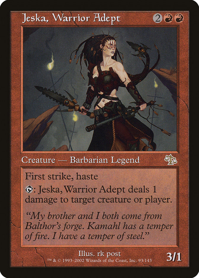 Jeska, Warrior Adept 93/143 (Judgment)  | Good Games Adelaide SA