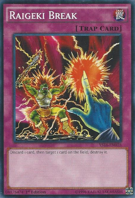 Raigeki Break [YS16-EN035] Common | Good Games Adelaide SA