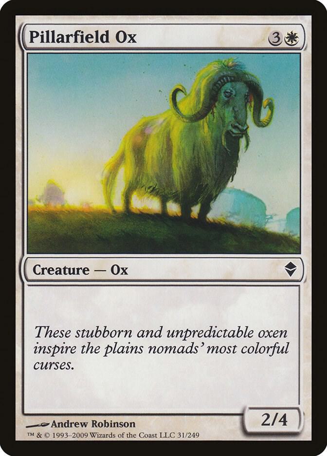 Pillarfield Ox 31 (Zendikar)  - Foil | Good Games Adelaide SA