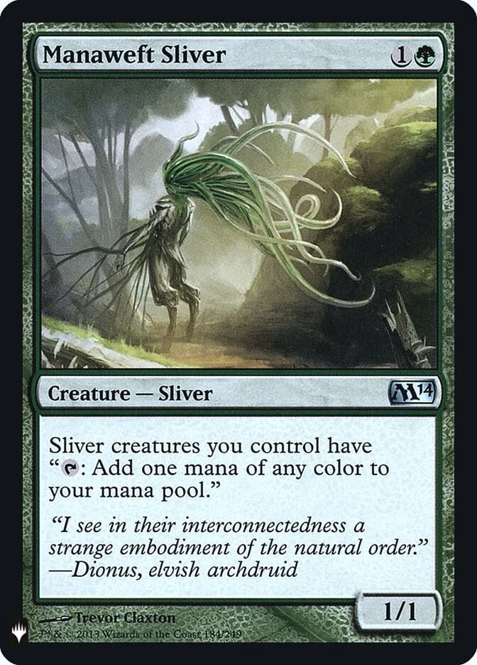 Manaweft Sliver M14 184 (The List Reprints)  - Foil | Good Games Adelaide SA
