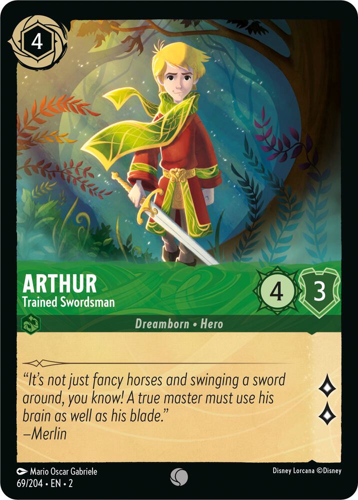 Arthur Trained Swordsman 69/204 (Rise of the Floodborn)  | Good Games Adelaide SA