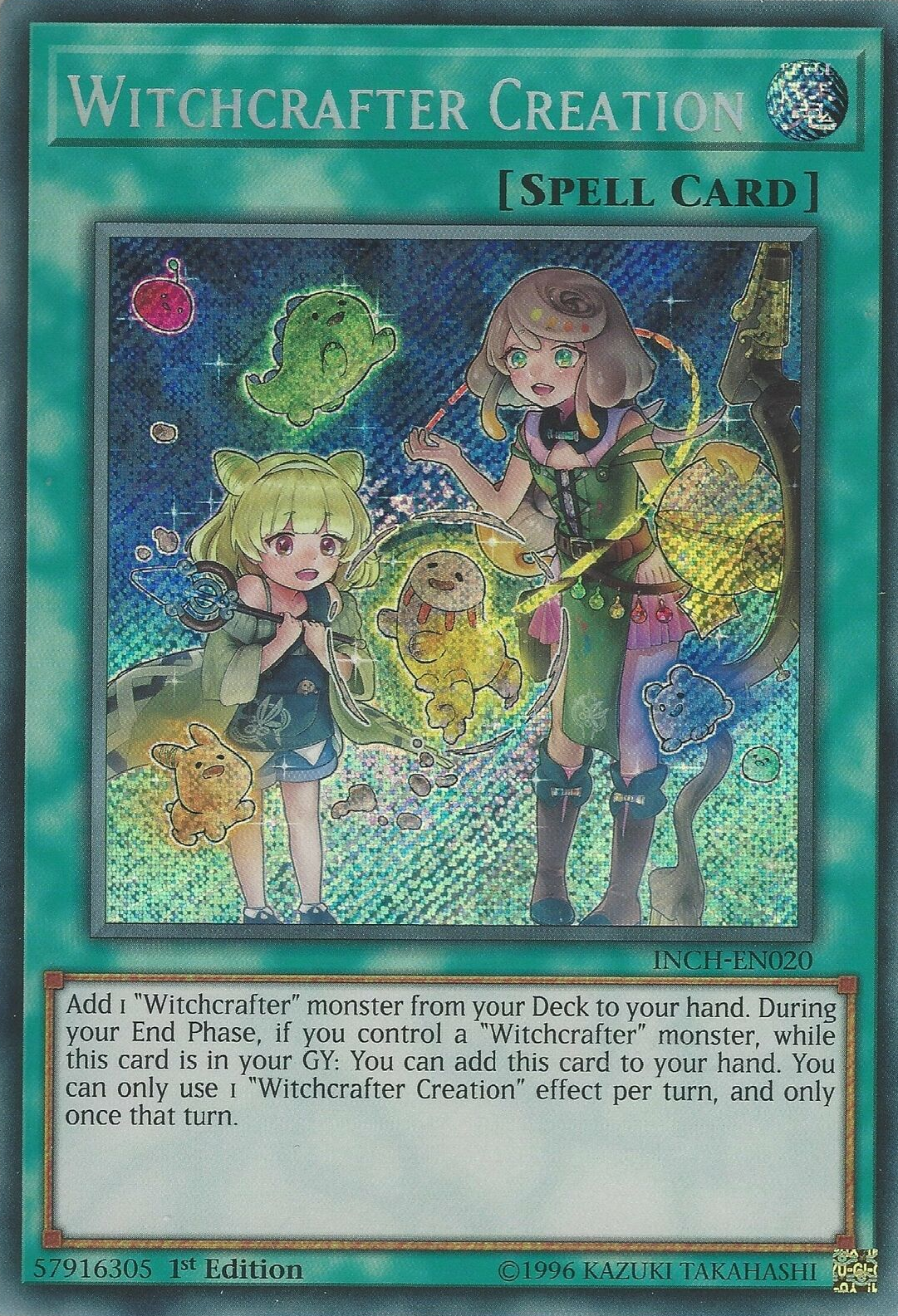 Witchcrafter Creation [INCH-EN020] Secret Rare | Good Games Adelaide SA
