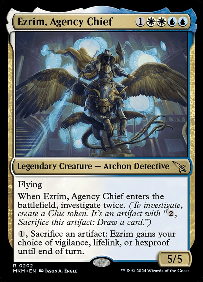 Ezrim, Agency Chief 202 (Murders at Karlov Manor)  - Foil | Good Games Adelaide SA