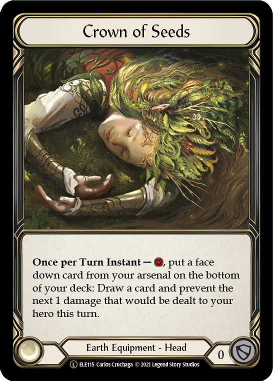 Crown of Seeds [U-ELE115] Unlimited Rainbow Foil | Good Games Adelaide SA