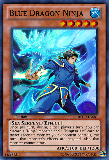 Blue Dragon Ninja [REDU-EN083] Super Rare | Good Games Adelaide SA