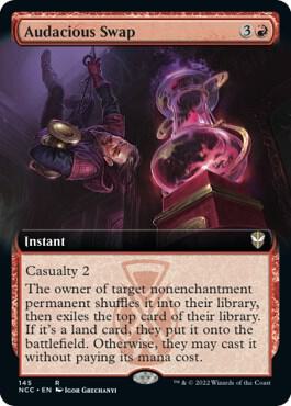 Audacious Swap Extended Art 145 (Commander: Streets of New Capenna)  | Good Games Adelaide SA
