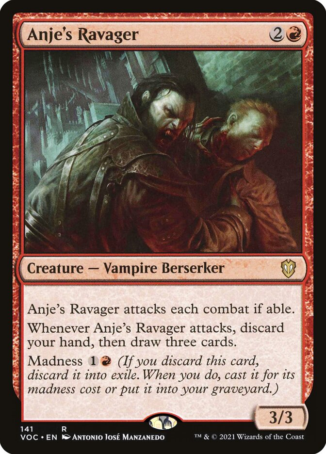 Anje's Ravager 141 (Commander: Innistrad: Crimson Vow)  | Good Games Adelaide SA