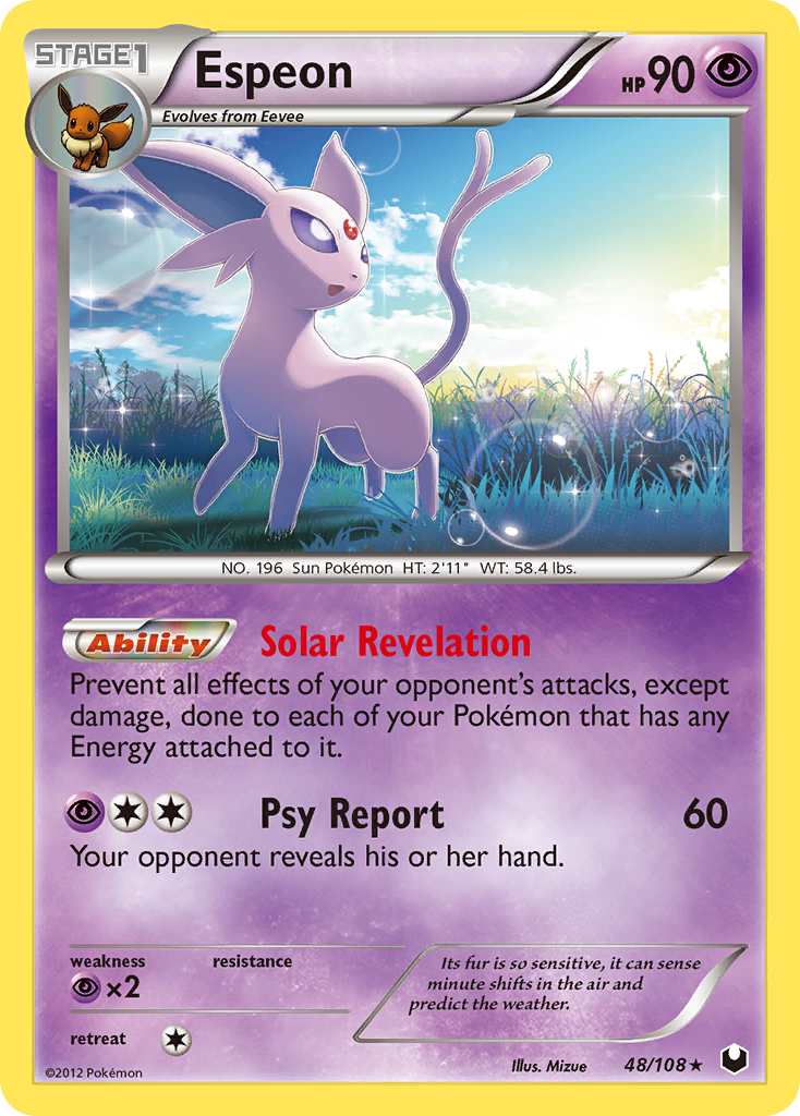 Espeon (48/108) [Black & White: Dark Explorers] | Good Games Adelaide SA