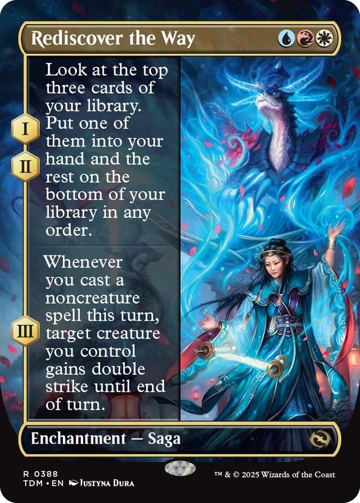Rediscover the Way 388 (Tarkir: Dragonstorm)  - Borderless | Good Games Adelaide SA