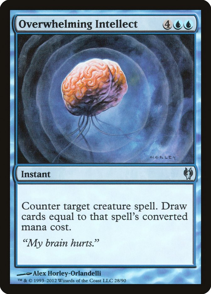 Overwhelming Intellect 28 (Duel Decks: Izzet vs. Golgari)  | Good Games Adelaide SA