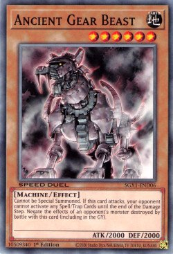 Ancient Gear Beast [SGX1-END06] Common | Good Games Adelaide SA