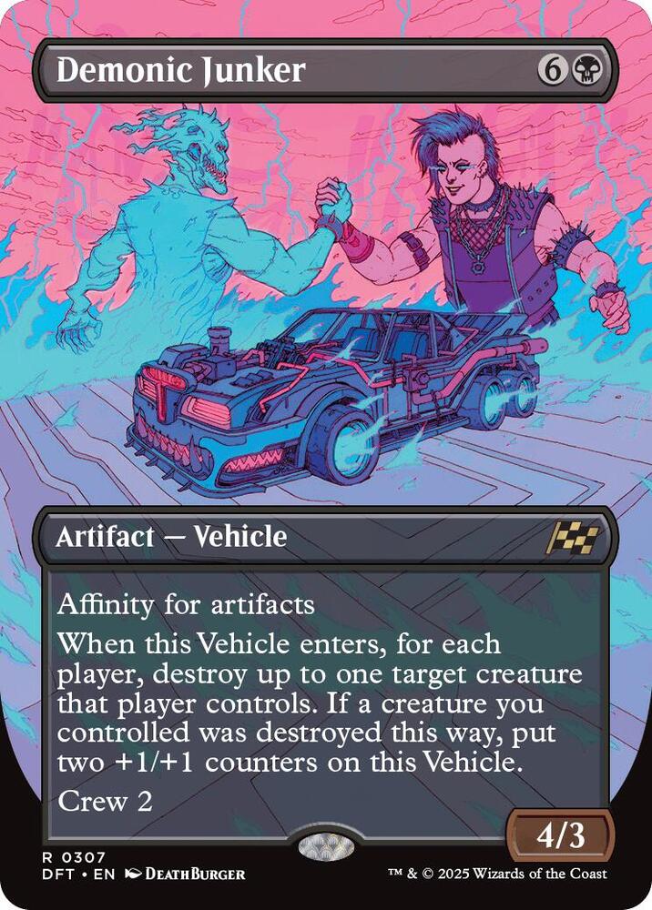 Demonic Junker 307 (Aetherdrift)  - Foil | Good Games Adelaide SA