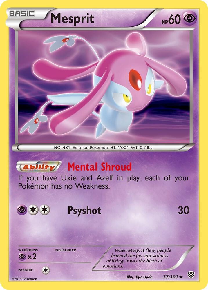 Mesprit 37/101 (Plasma Blast)  - Holofoil | Good Games Adelaide SA