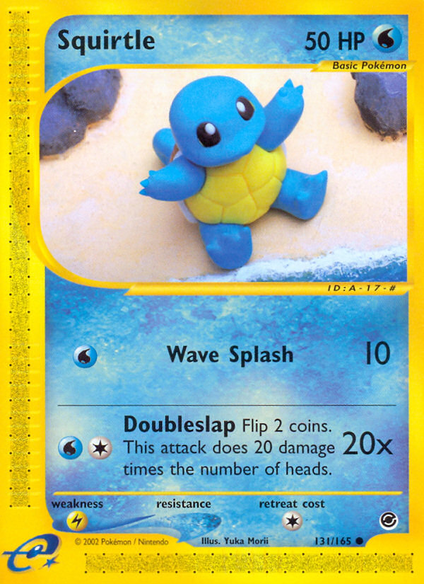 Squirtle (131/165) [Expedition: Base Set] | Good Games Adelaide SA
