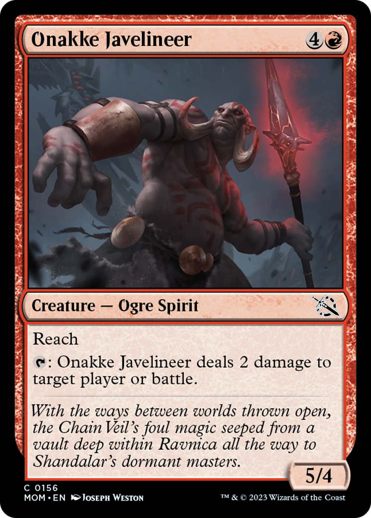 Onakke Javelineer [March of the Machine] | Good Games Adelaide SA