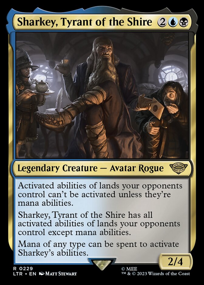 Sharkey, Tyrant of the Shire 229 (Universes Beyond: The Lord of the Rings: Tales of Middle-earth)  | Good Games Adelaide SA
