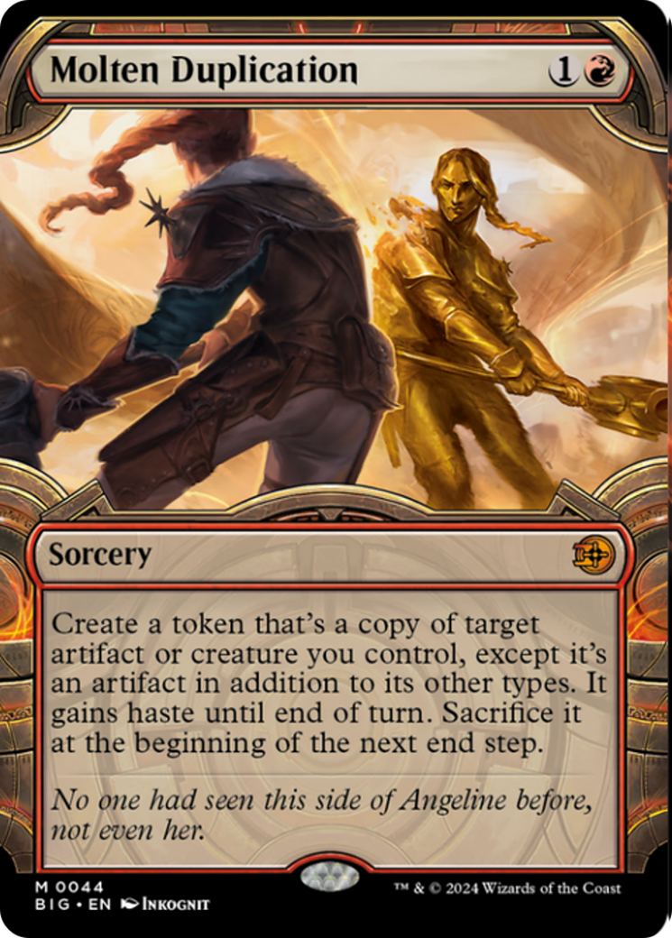 Molten Duplication (Showcase) [Outlaws of Thunder Junction: The Big Score] | Good Games Adelaide SA