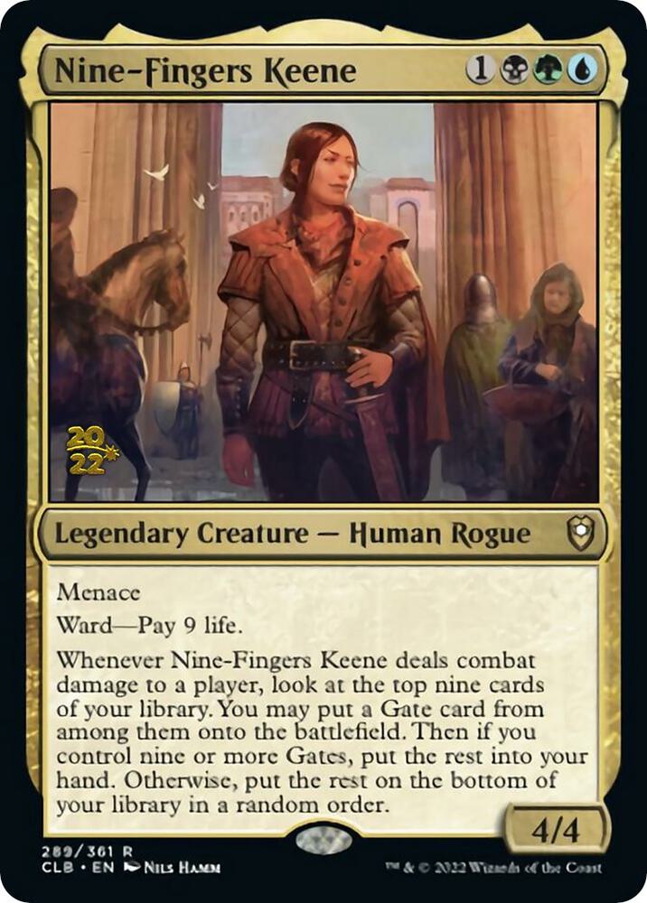 Nine Fingers Keene 289 (Prerelease Cards)  - Foil | Good Games Adelaide SA