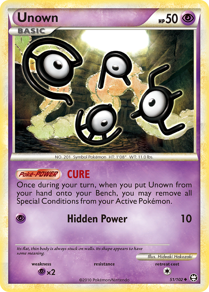 Unown (51/102) [HeartGold & SoulSilver: Triumphant] | Good Games Adelaide SA