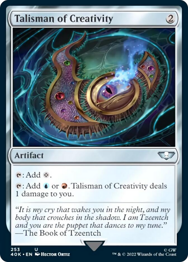 Talisman of Creativity (Surge Foil) [Universes Beyond: Warhammer 40,000] | Good Games Adelaide SA
