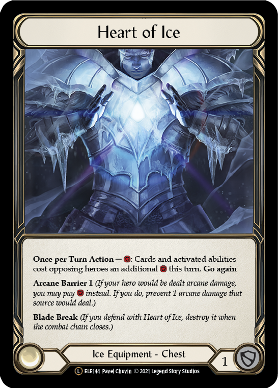 Heart of Ice [U-ELE144] Unlimited Rainbow Foil | Good Games Adelaide SA