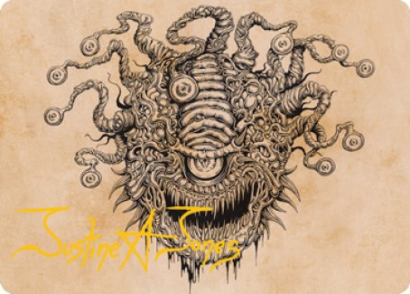 Baleful Beholder (Showcase) Art Card (Gold-Stamped Signature) [Dungeons & Dragons: Adventures in the Forgotten Realms Art Series] | Good Games Adelaide SA