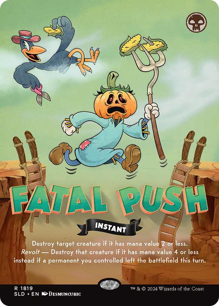 Fatal Push (1819) (Rainbow Foil) [Secret Lair Drop Series] | Good Games Adelaide SA