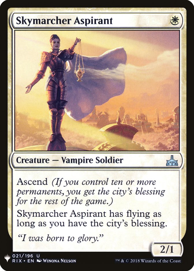 Skymarcher Aspirant [Mystery Booster] | Good Games Adelaide SA