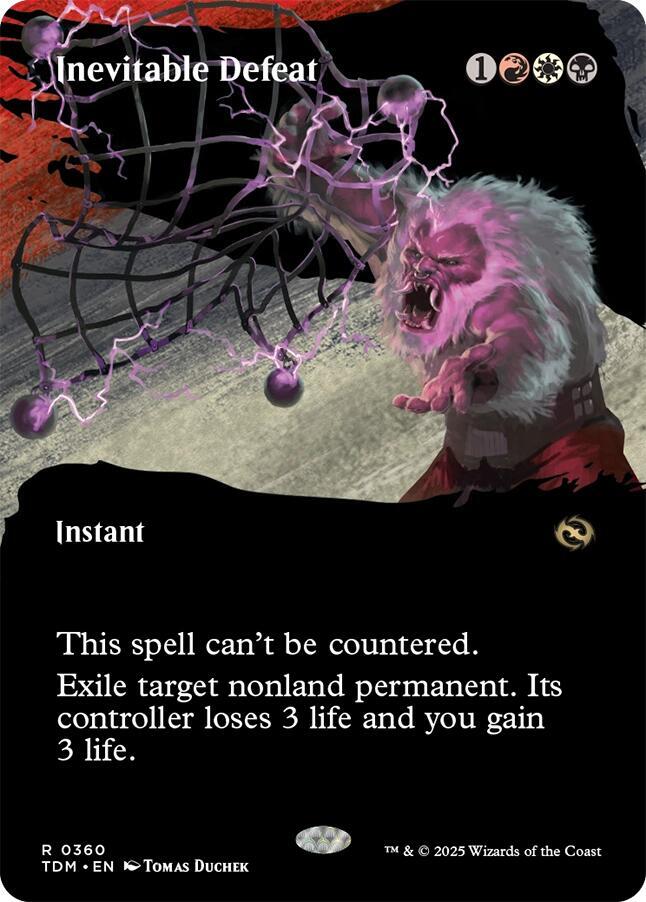 Inevitable Defeat 360 (Tarkir: Dragonstorm)  | Good Games Adelaide SA