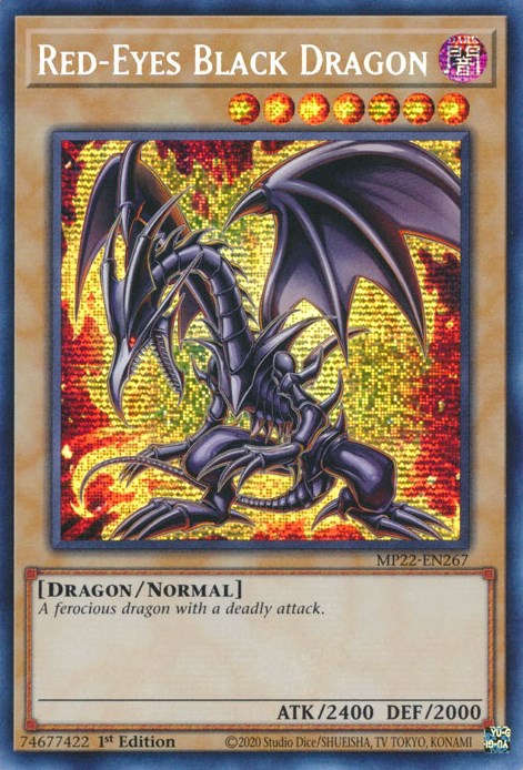 Red-Eyes Black Dragon [MP22-EN267] Prismatic Secret Rare | Good Games Adelaide SA