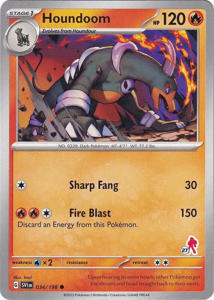 Houndoom Armarouge 27 034/198 (Battle Academy 2024)  | Good Games Adelaide SA