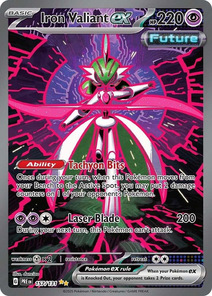 Iron Valiant ex (157/131) [Scarlet & Violet: Prismatic Evolutions] | Good Games Adelaide SA