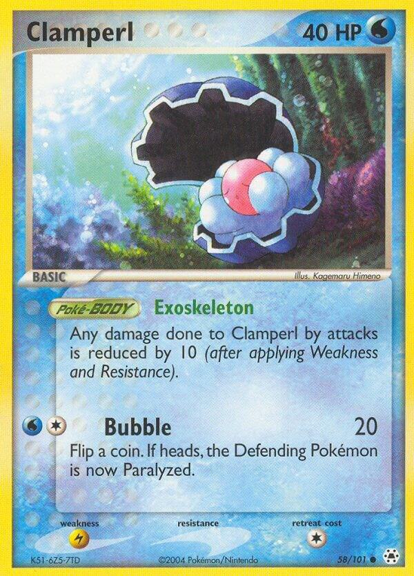 Clamperl 58/101 (Hidden Legends)  - Reverse Holofoil | Good Games Adelaide SA