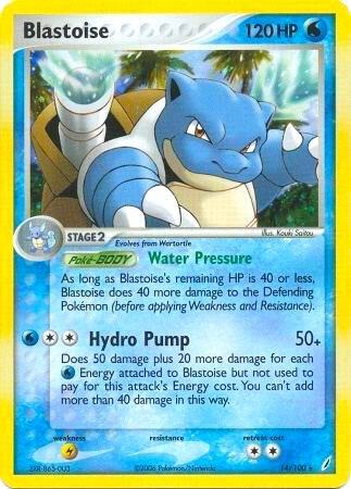 Blastoise 14 100 EX Crystal Guardians 014/100 (Deck Exclusives)  - Holofoil | Good Games Adelaide SA