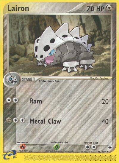 Lairon  36/109 (Ruby and Sapphire)  | Good Games Adelaide SA