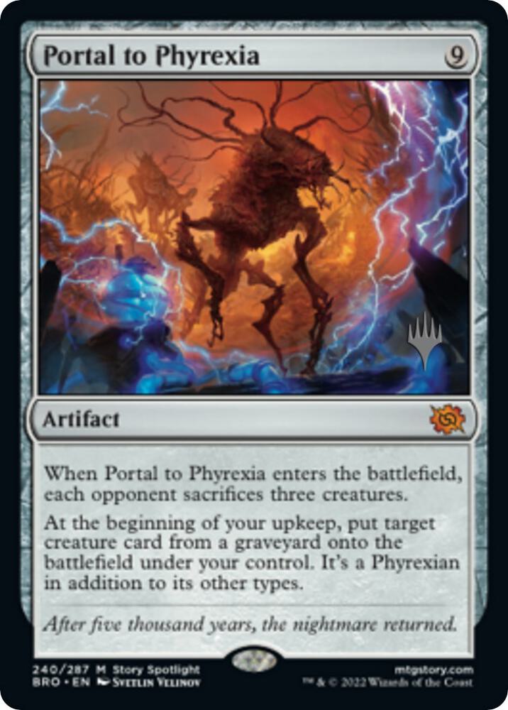 Portal to Phyrexia 240 (Promo Pack: The Brothers' War)  - Foil | Good Games Adelaide SA
