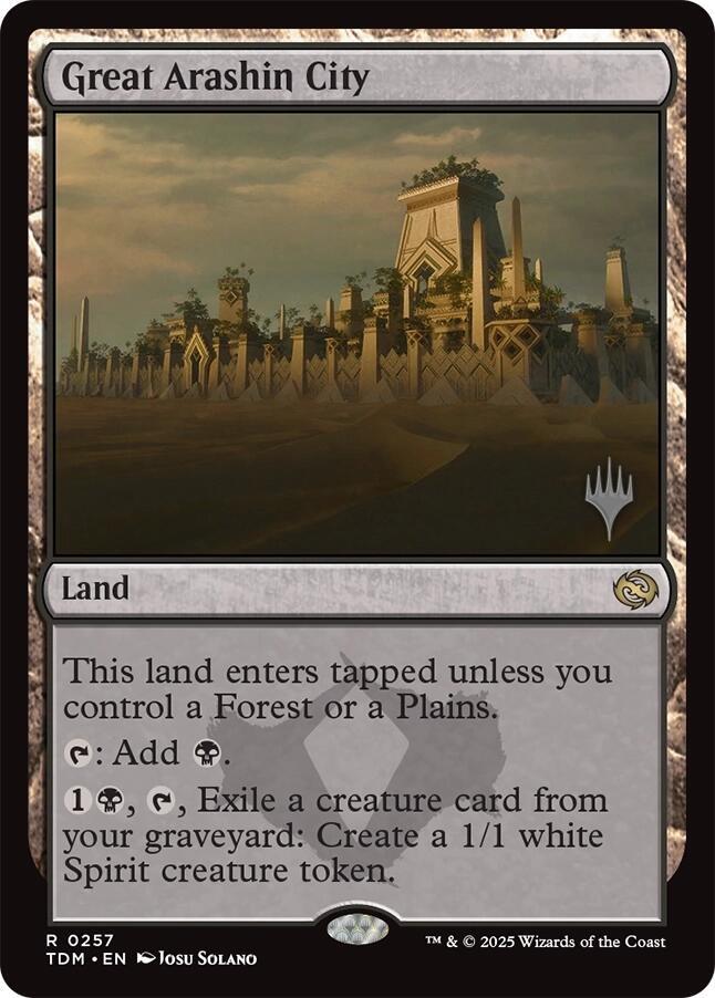 Great Arashin City 257 (Promo Pack: Tarkir: Dragonstorm)  | Good Games Adelaide SA