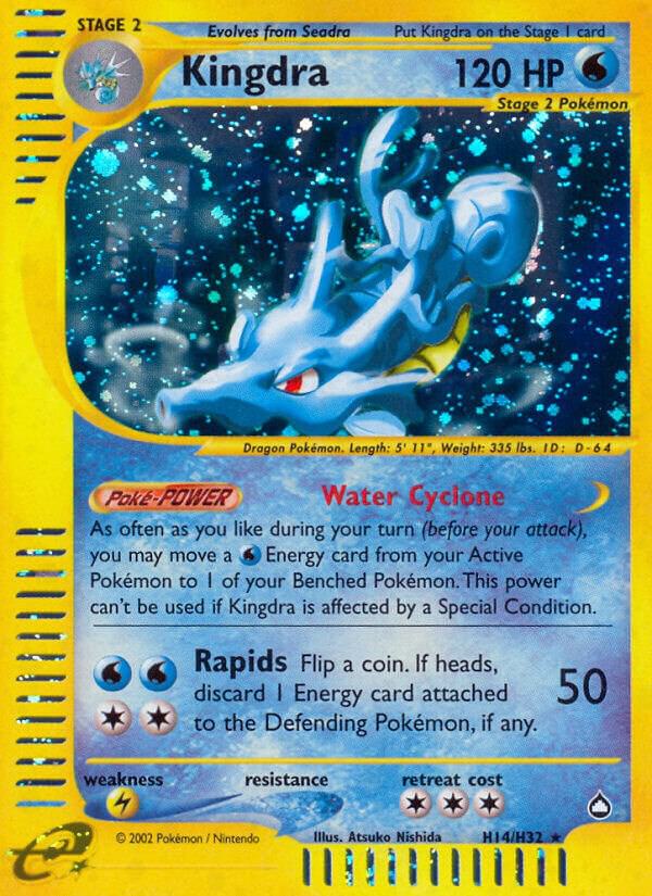 Kingdra H14 H14/H32 (Aquapolis)  - Holofoil | Good Games Adelaide SA