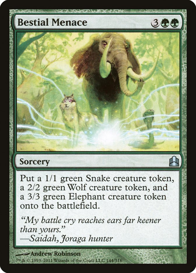 Bestial Menace [Commander 2011] | Good Games Adelaide SA