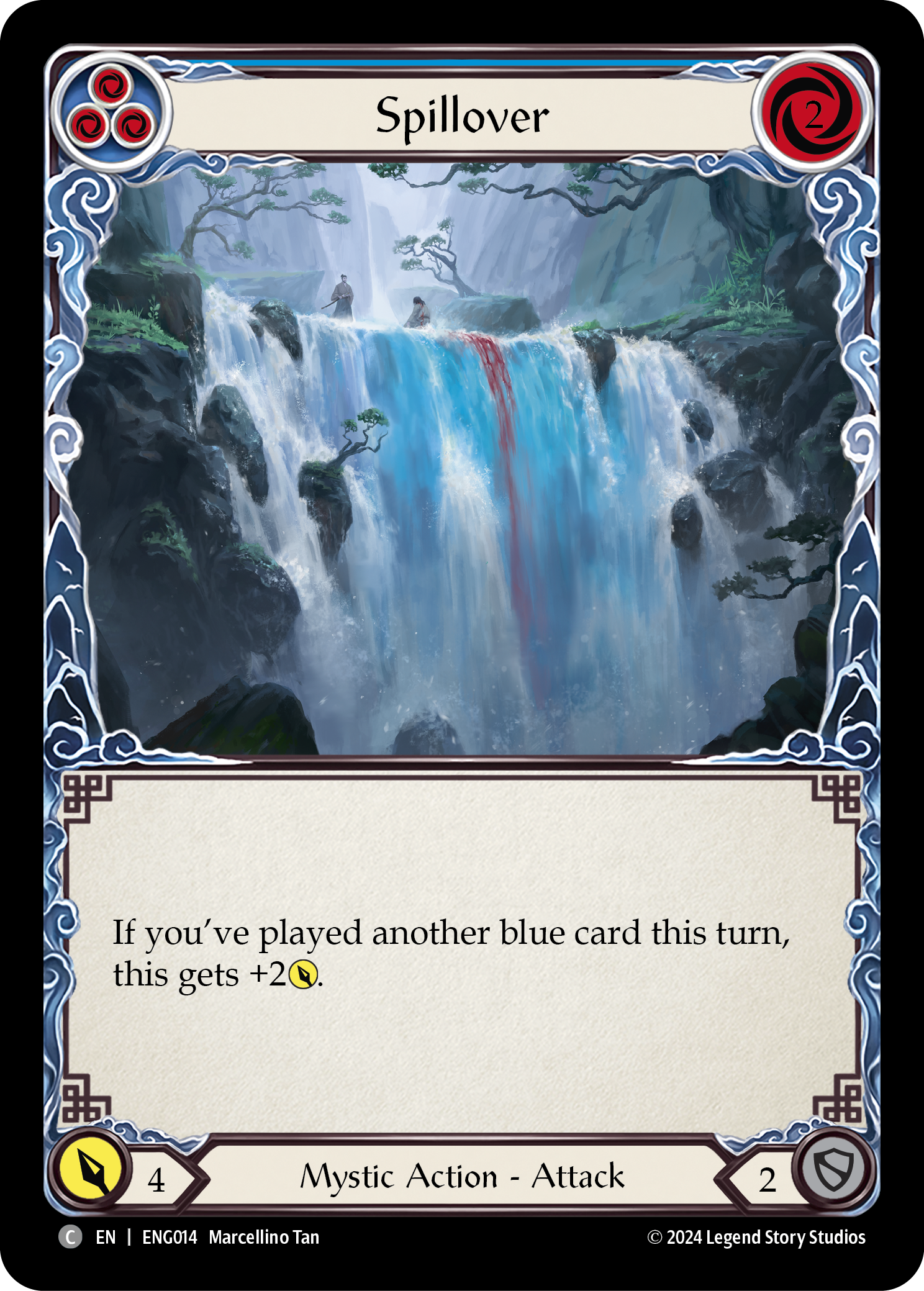 Spillover [ENG014] (Part of the Mistveil Enigma Blitz Deck) | Good Games Adelaide SA