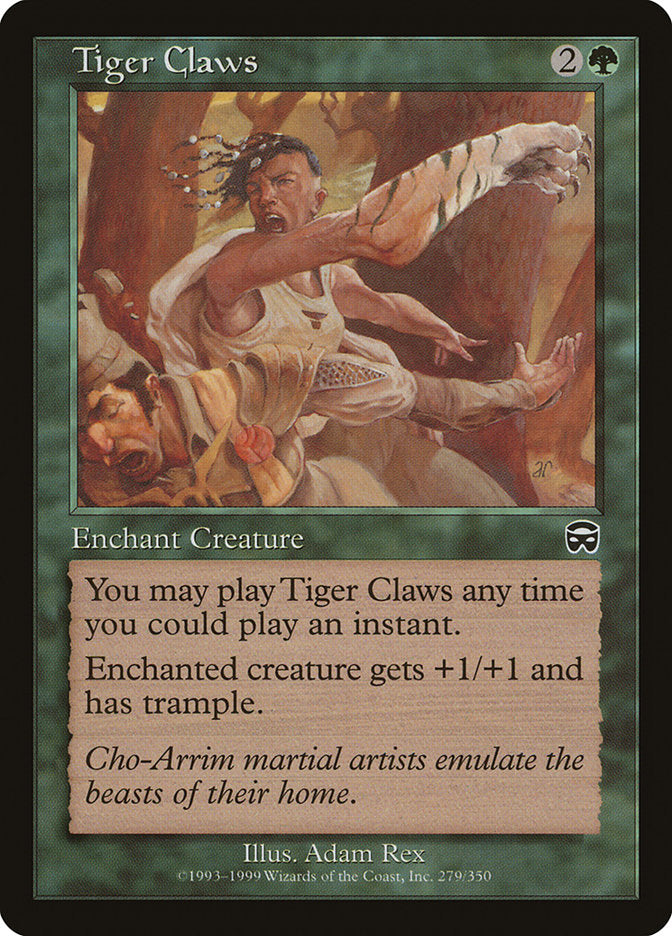 Tiger Claws 279 (Mercadian Masques)  - Foil | Good Games Adelaide SA