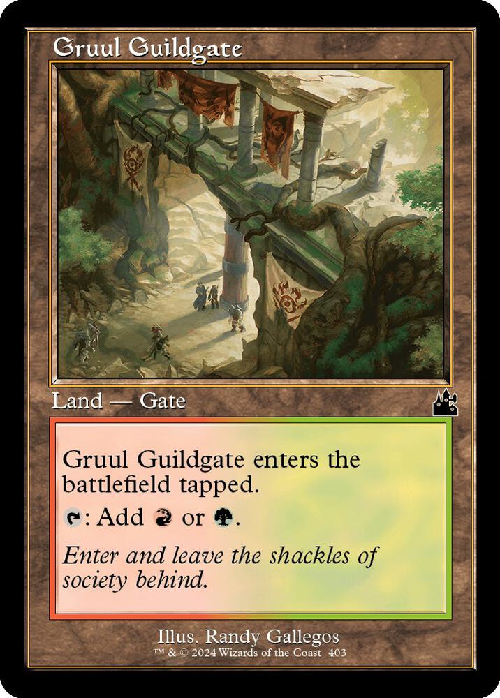 Gruul Guildgate 403 (Ravnica Remastered)  - Foil | Good Games Adelaide SA