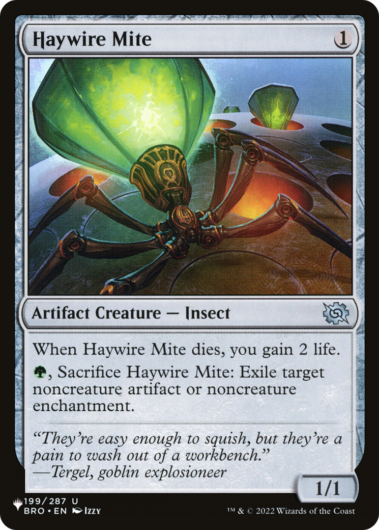 Haywire Mite [The List Reprints] | Good Games Adelaide SA