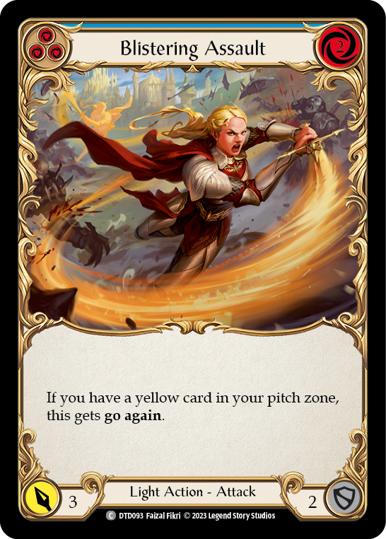Blistering Assault (Blue) [DTD093] (Dusk Till Dawn) | Good Games Adelaide SA
