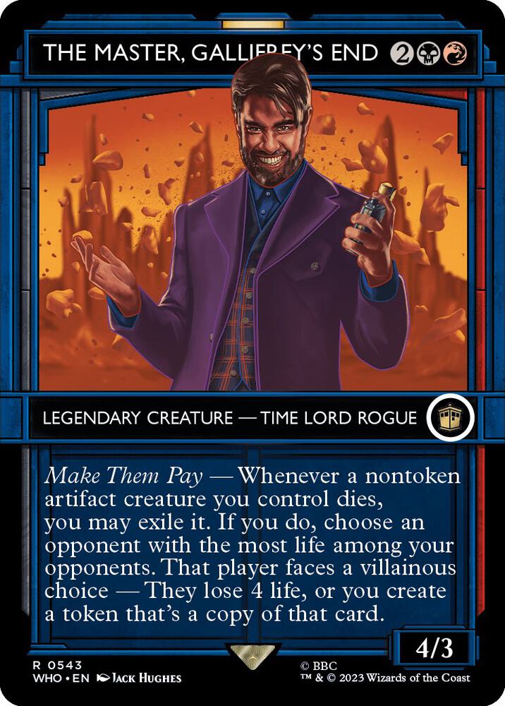 The Master, Gallifrey's End 543 (Universes Beyond: Doctor Who)  | Good Games Adelaide SA