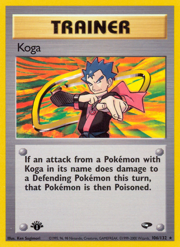 Koga (106/132) [Gym Challenge 1st Edition] | Good Games Adelaide SA
