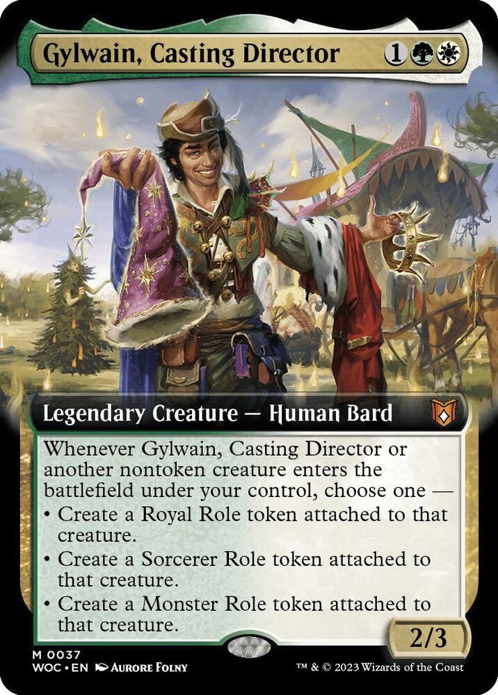 Gylwain, Casting Director 37 (Commander: Wilds of Eldraine)  - Foil | Good Games Adelaide SA