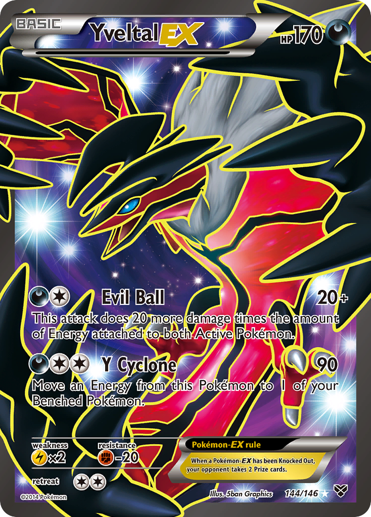 Yveltal EX (144/146) [XY: Base Set] | Good Games Adelaide SA