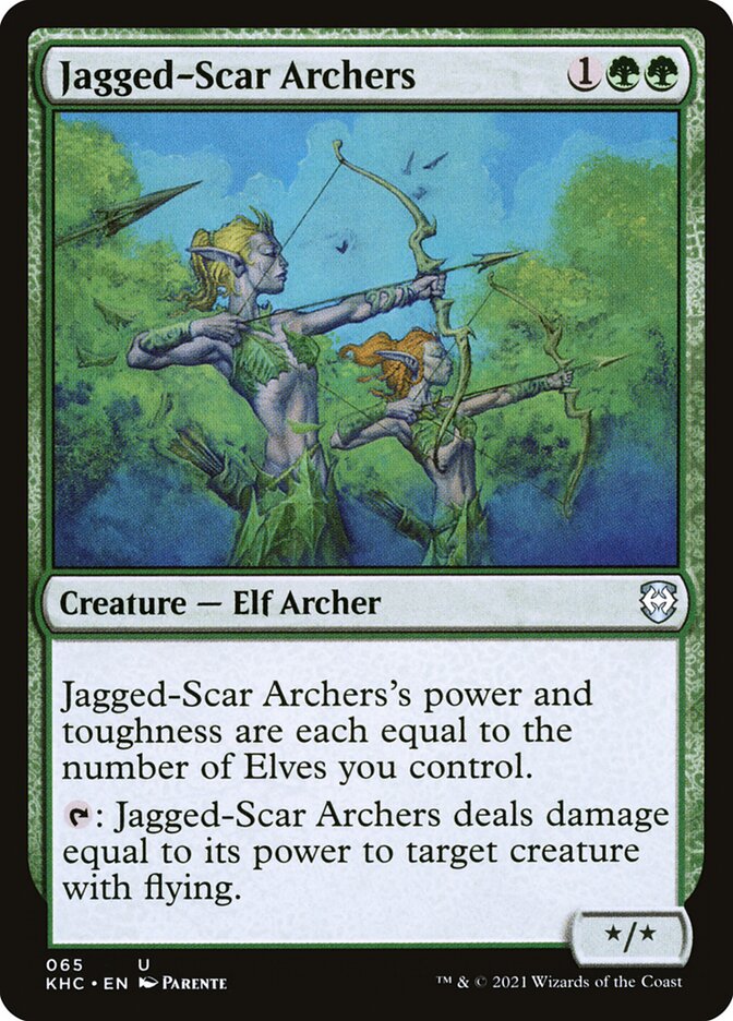 Jagged-Scar Archers 65 (Commander: Kaldheim)  | Good Games Adelaide SA