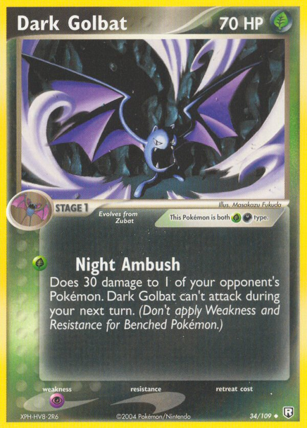 Dark Golbat (34/109) [EX: Team Rocket Returns] | Good Games Adelaide SA